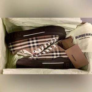 Burberry Jack Check LowTop Sneakers